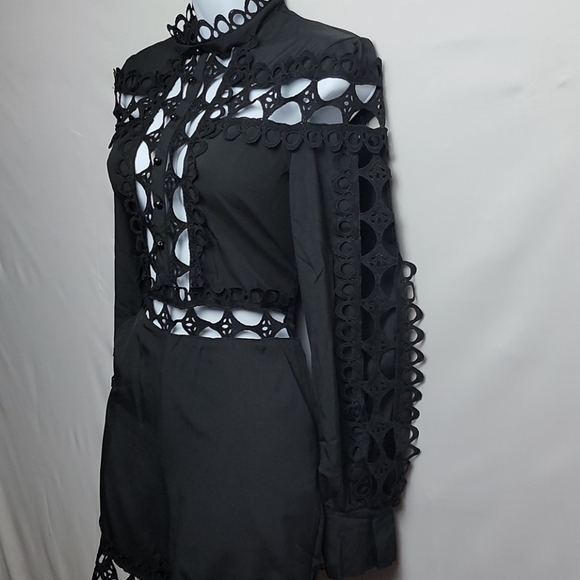 Women New Long Sleeve Skinny Dress - Picture 4 of 8